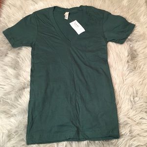 American Apparel The Summer Shirt Green XS